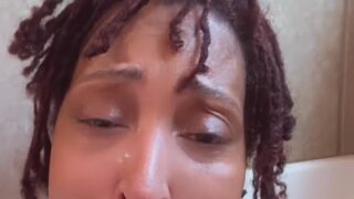 Kyss Major/Kisha Chavis – Naked Shower VIP Onlyfans Leak