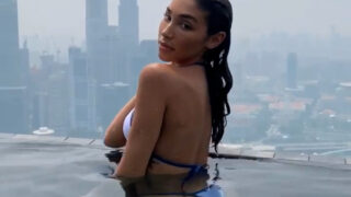 Chantel Jeffries Show Erotic Body In Pool Video Hot OF